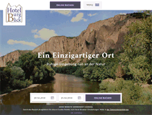 Tablet Screenshot of hotel-burgblick.com